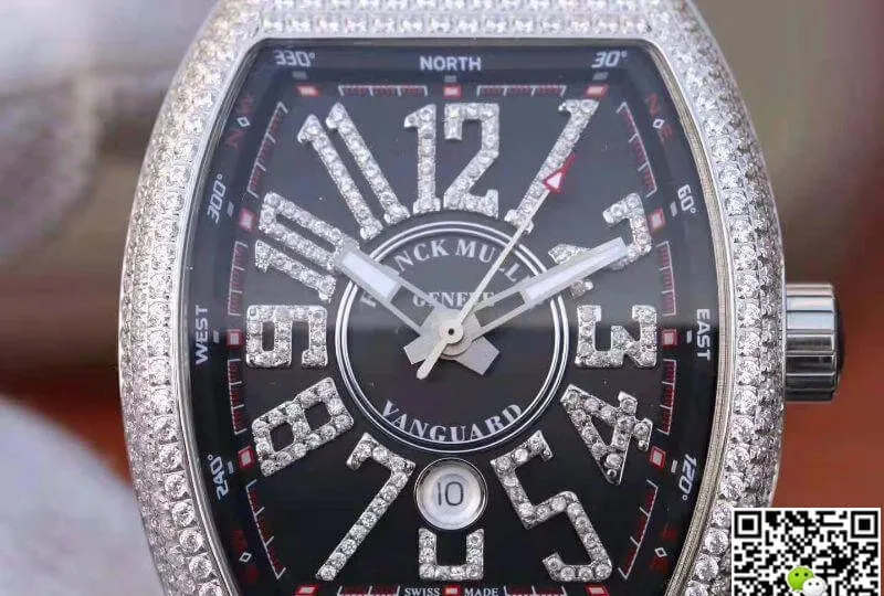Franck Muller Vanguard V45.SC.DT.D.NBR.CD.5N.NR 1:1 Best Edition Replica Watch Swiss ETA2824-2